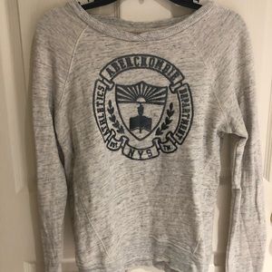Abercrombie & Fitch embroidered logo sweater